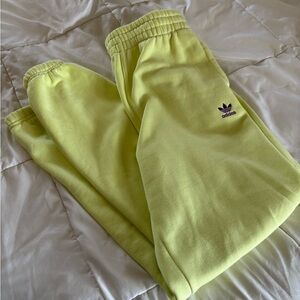 Adidas Yellow/Green Sweatpants